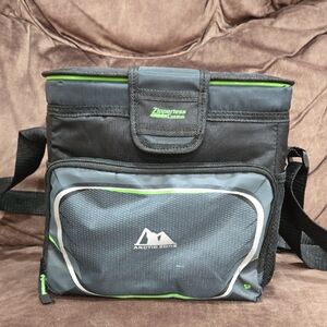 Arctic Zone Cooler Bag in Black and Green